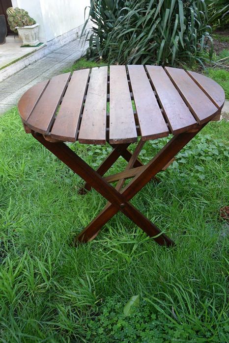 Mesa Jardim Mogno 70cm