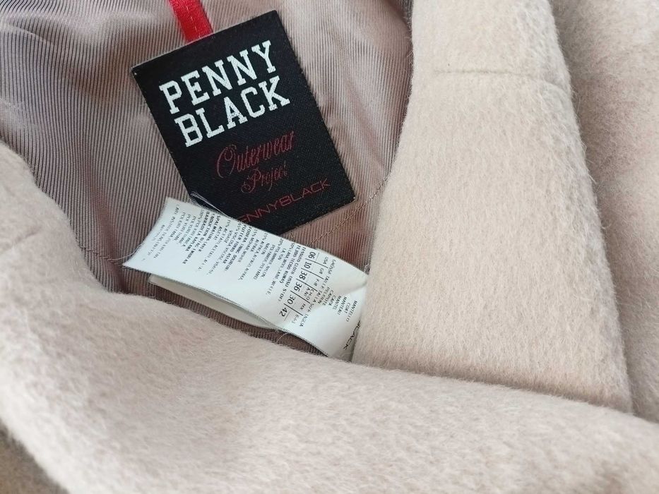 Max Mara kobiecy flauszowy płaszczyk 38
