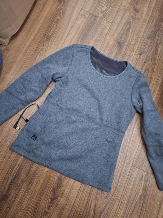 Nowy dres damski z funkcją podgrzewania XL szary