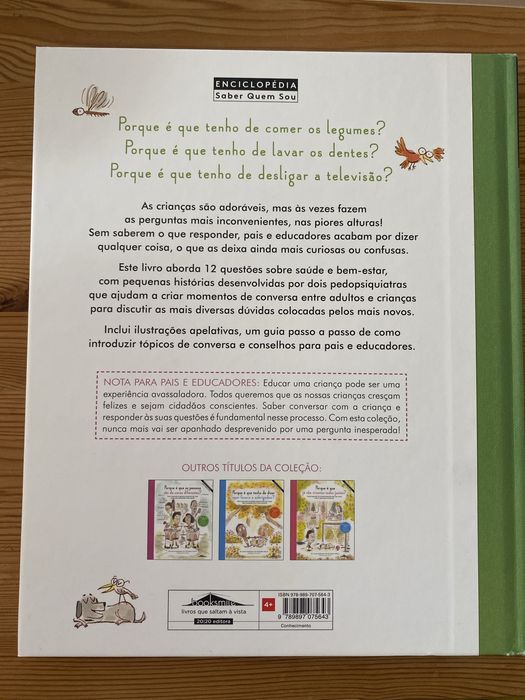 Livro “Porque é que tenho de comer os legumes?”