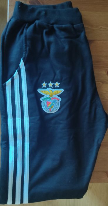 Calças pretas de fato de treino Benfica espetacular XL