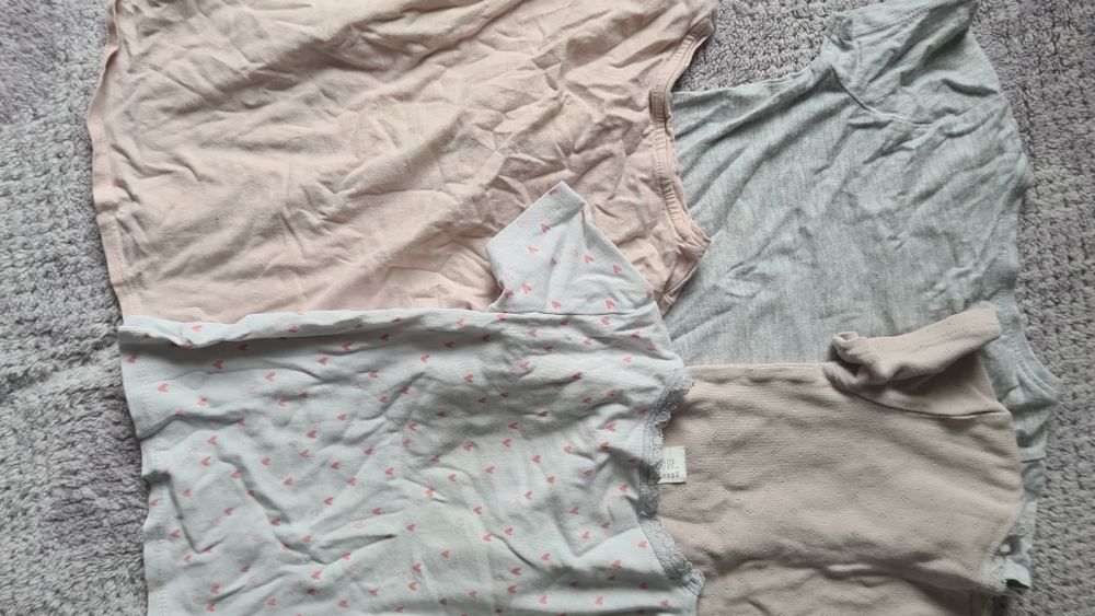 Koszulka tshirt H&M 4 szt., rozm. 92