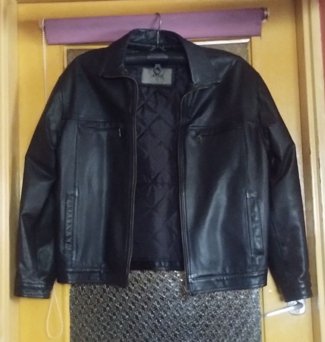 Kurtka skórzana czarna rozm. L/XL