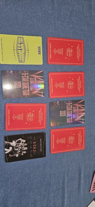 Kpop karty różne warianty