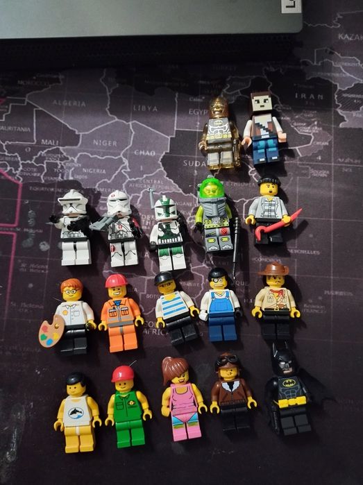 Ludziki LEGO star wars city Johnny thunder Batman minifigures