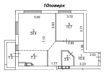 Продаж видової 4кім. квартири 126,4м2  ЖК "Французький Бульвар" корп.5