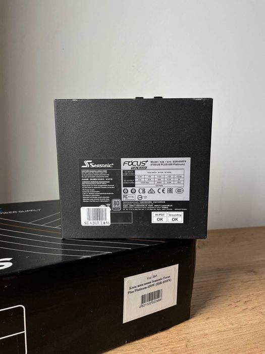Блок живлення Seasonic Focus Plus Platinum 650W (SSR-650PX) - 2243