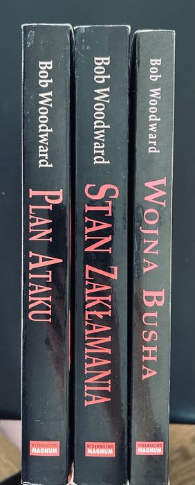 Wojna w Iraku / Bob Woodward - zestaw 3 książek