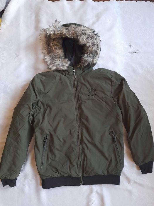 kurtka sportowa meska zimowa ADIDAS bomberka S-M
