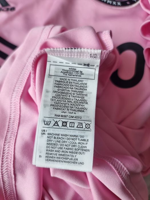 Koszulka Inter Miami Messi Oryginalna Adidas MLS Różowa Lifestyle