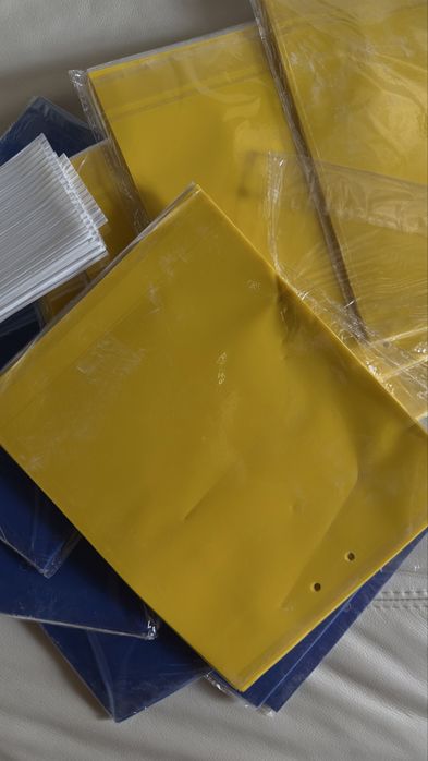 Двостороння клейова пастка,жовта та синя,лепучка від комах