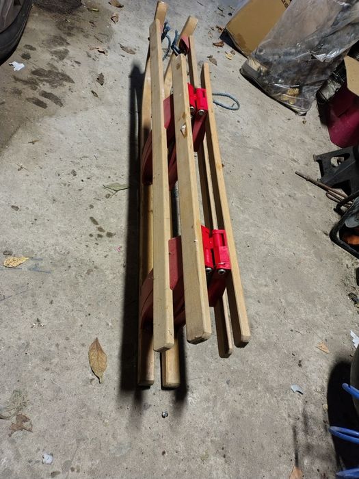 Sanki drewniane nowe