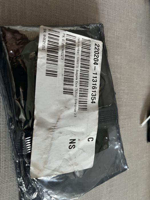 SEAGATE EXOS 7E2000 2TB 7.2K 128MB SAS-3 2.5'' S