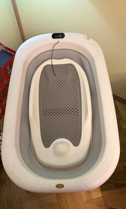 Wanienka skladana MILO z termometrem niemowlak primabobo