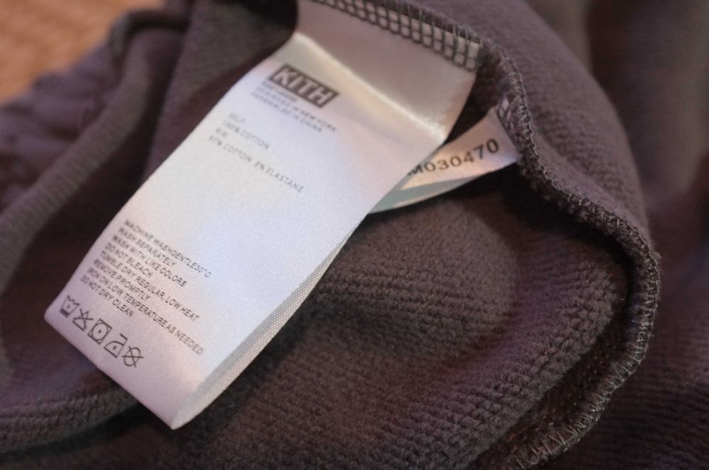 Штаны спортивные Kith (размер L) утепленные хлопковые флисовые осень