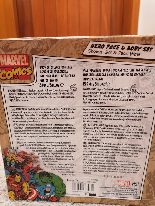 Conjunto de Banho - Marvel comics