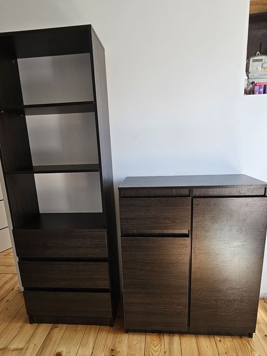 Sprzedam komplet mebli komoda + regał wyoski+ biurko