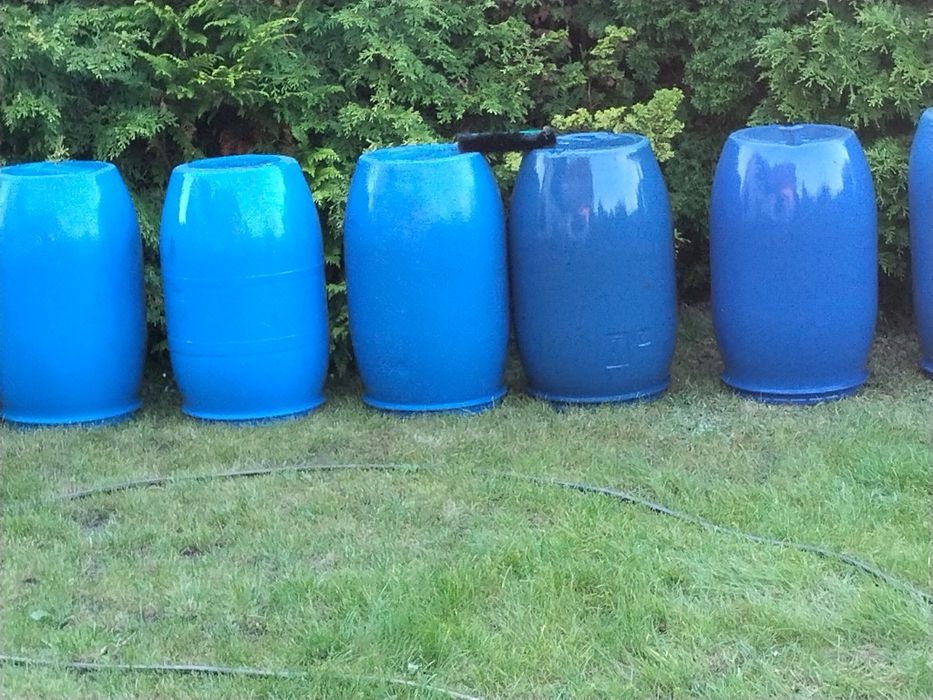 Beczki plastikowe 120 litrów z deklami spożywka
