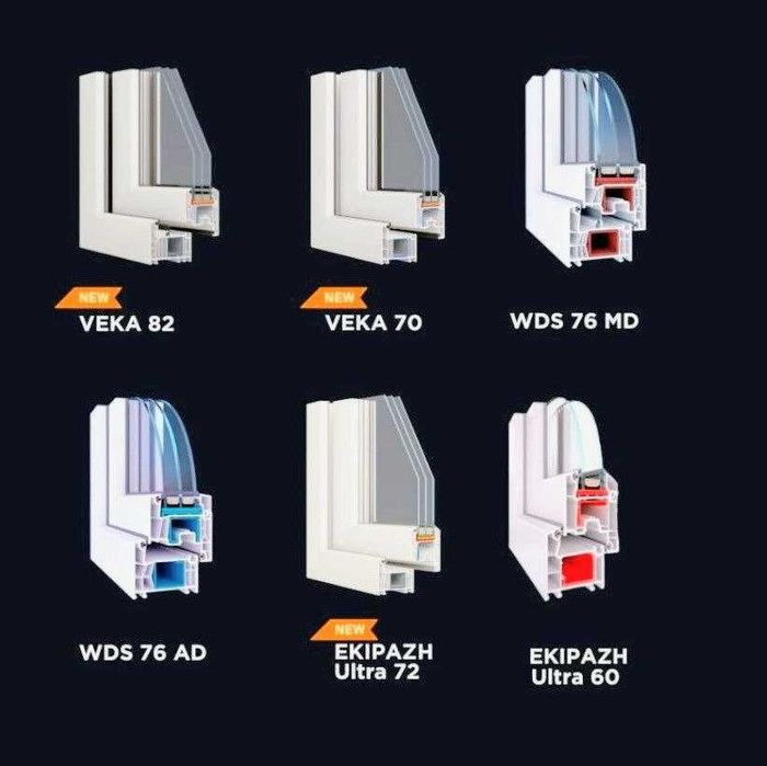 ‼️за 4 ДНІ, VEKA, WDS, EKIPAZH Вікна, Металопластикові вікна, Виноси
