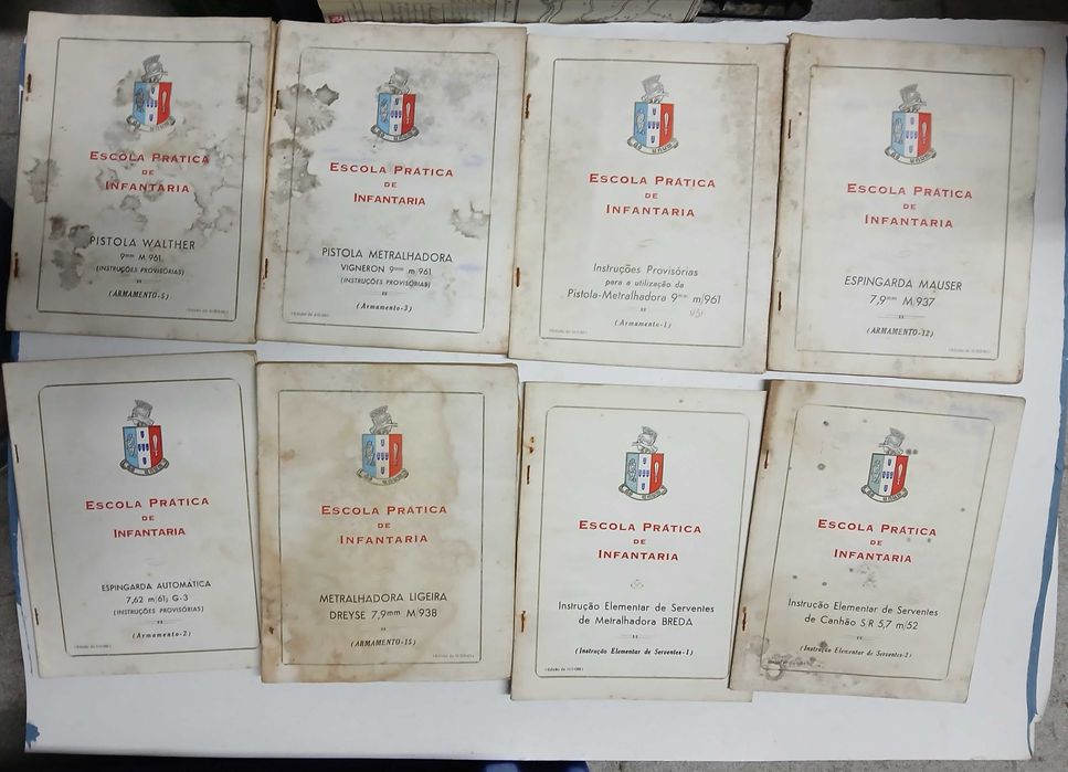 guerra colonial /do ultramar - manuais da Escola Prática de Infantaria