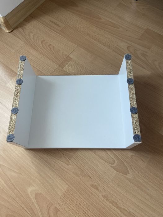 Biała podstawka pod minitor laptop 36x28x14cm