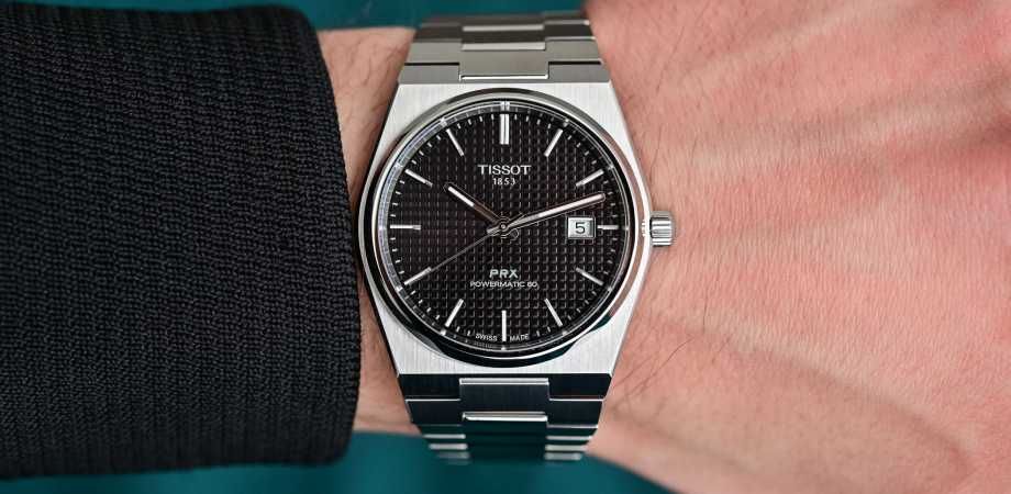 Tissot PRX Powermatic 80 (Куплені в Швейцарії) — Чорний циферблат