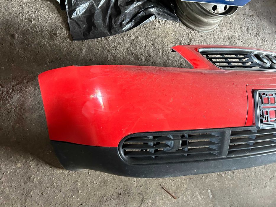 Audi A3 8L LIFT 00-03 zderzak przedni kompletny + grill / LY3H / czerwony