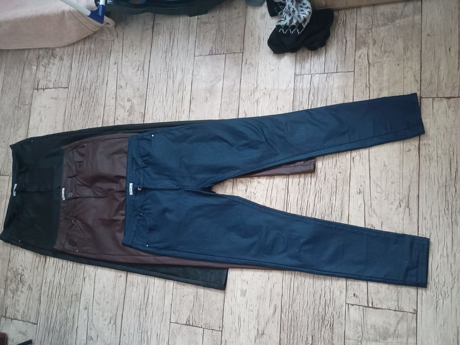 Spodnie damskie woskowane 48