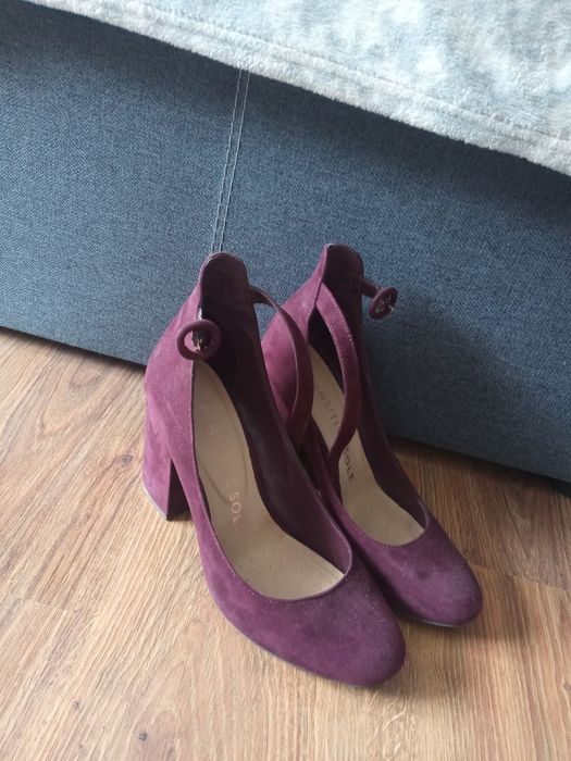 Туфли женские замшевые