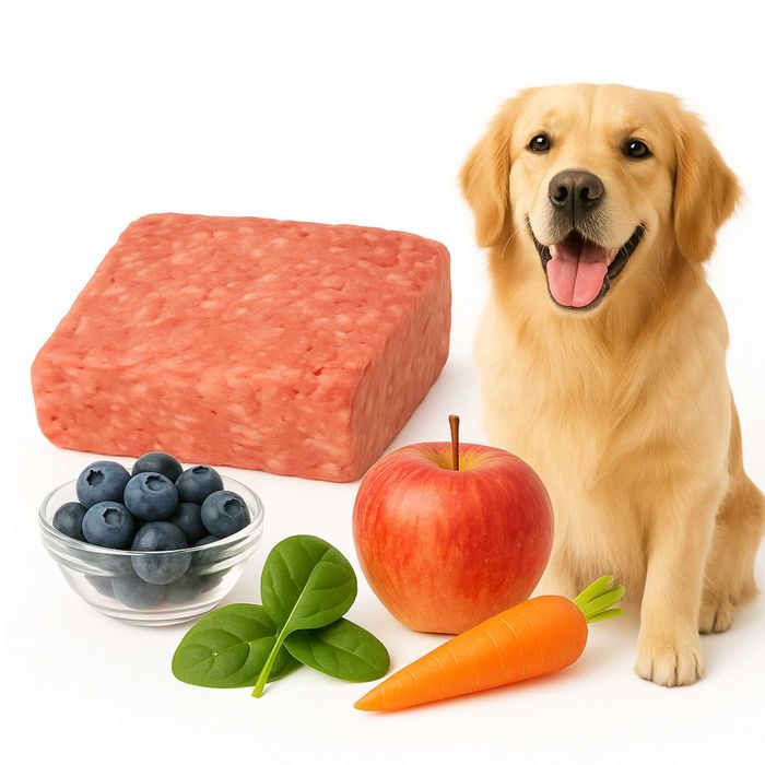 Mięso Surowe Mrożone Karma dla Psa Mokra Wołowina BEZ KOŚCI BARF 10kg