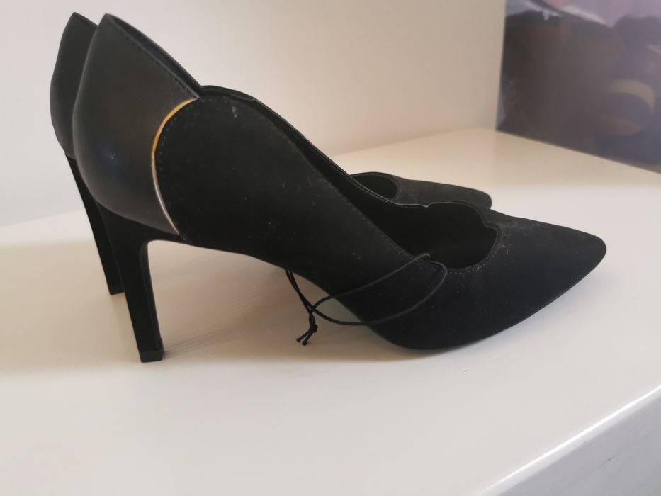 Czarne czółenka nowe 38 Promod