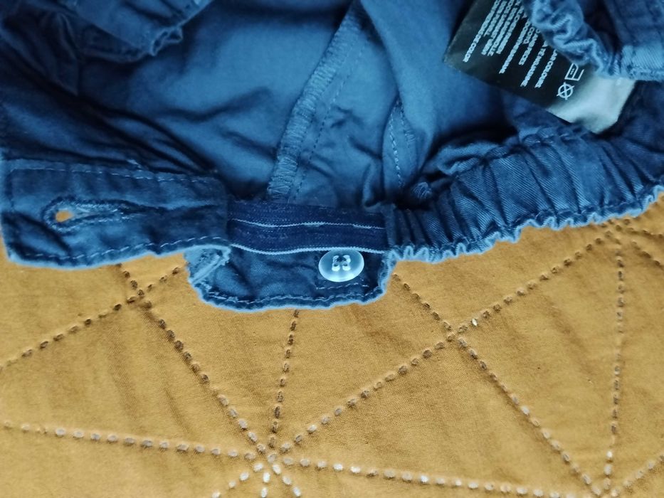 Zestaw koszula w paski 98 i spodnie 92/98 chino c&a, h&m