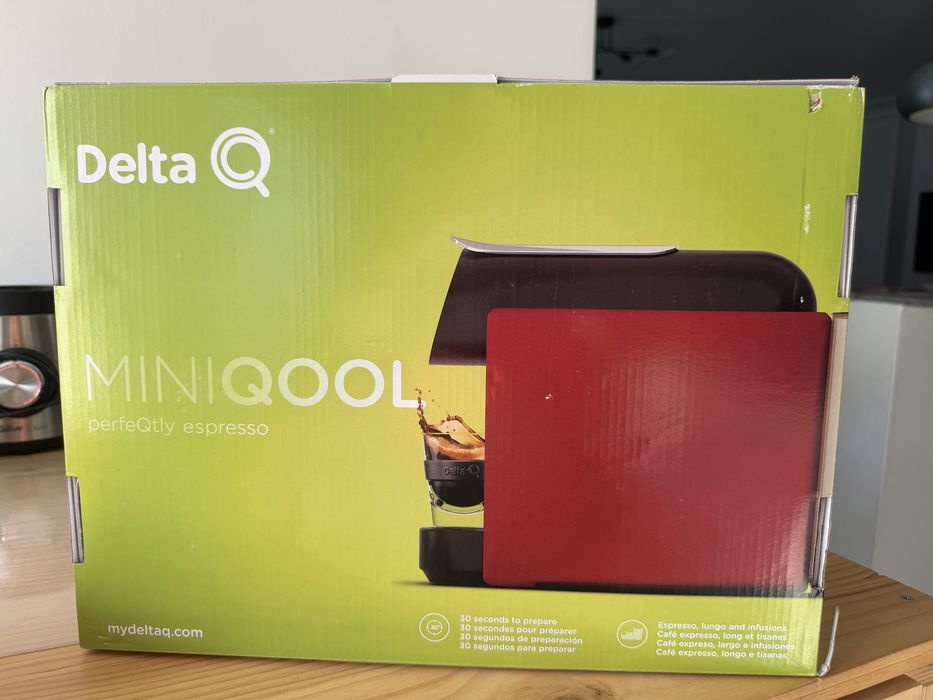 Máquina café Delta Q Mini Qool Vermelha