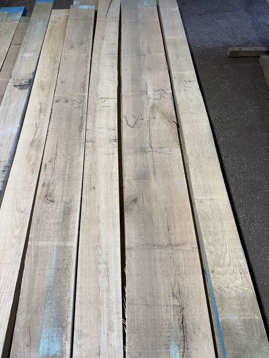 Tarcica dębowa sucha 50mm dąb deski bale