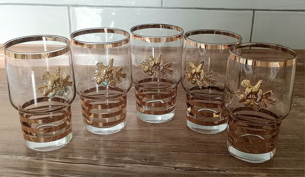 Винтажные стаканы Тетерев