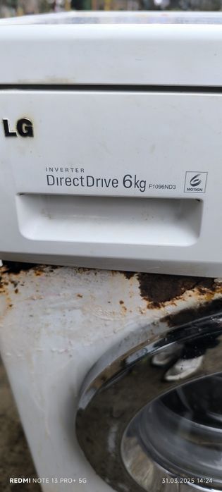 Пральна машина LG F1096ND3 по запчастинах