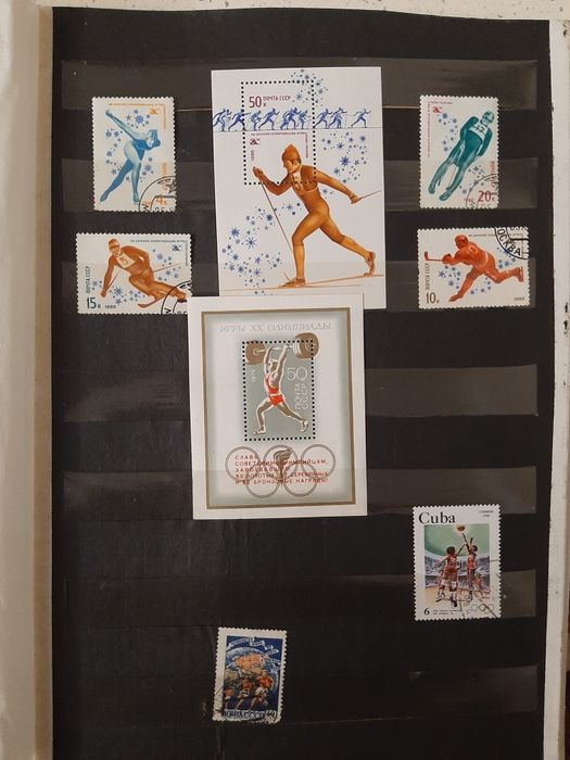 Альбом з марками (спорт)