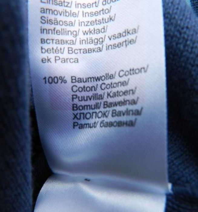 Bluza bawełniana dresowa z koszulową wstawką 44/46