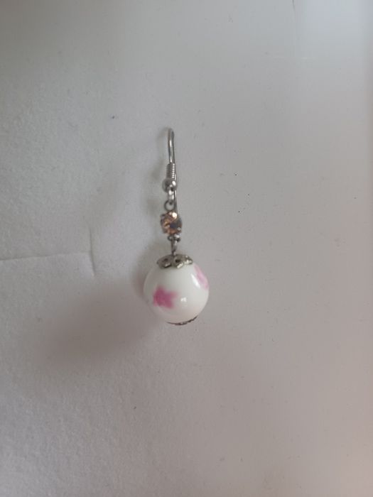 Kolczyki porcelanowe stylowe romantyczne piękne jak nowr