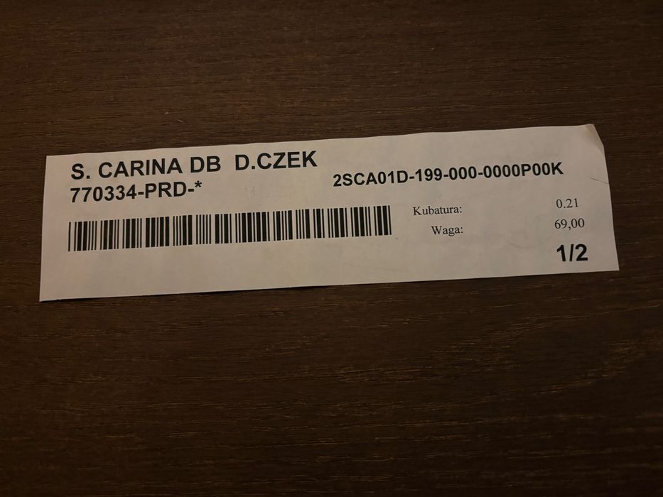 Stół drewniany rozkladany + 6 krzeseł