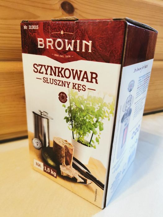 Nowy szynkowar Browin na 1,5kg + termometr
