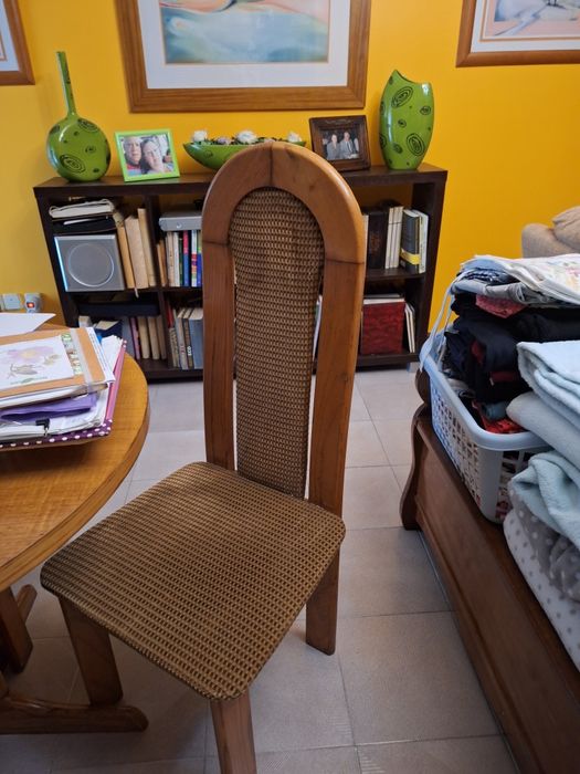 Mobília de sala em nogueira