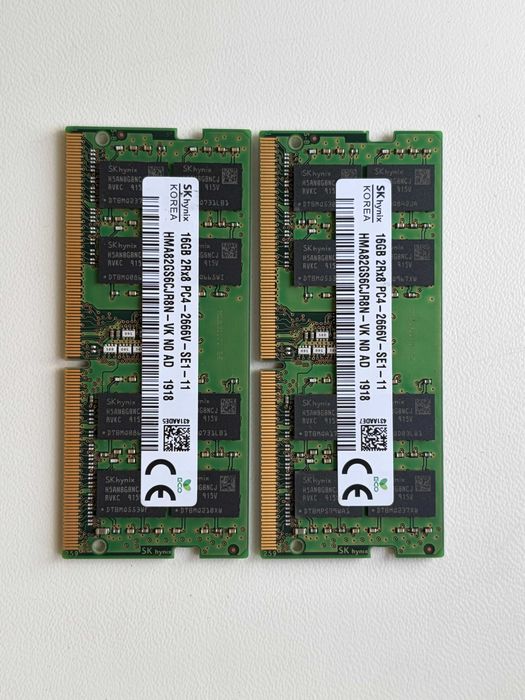 SODIMM пам'ять для ноутбука 2 * 16 GB DDR4 2666MHz SK HYNIX HMA82GS6CJR8N-VK