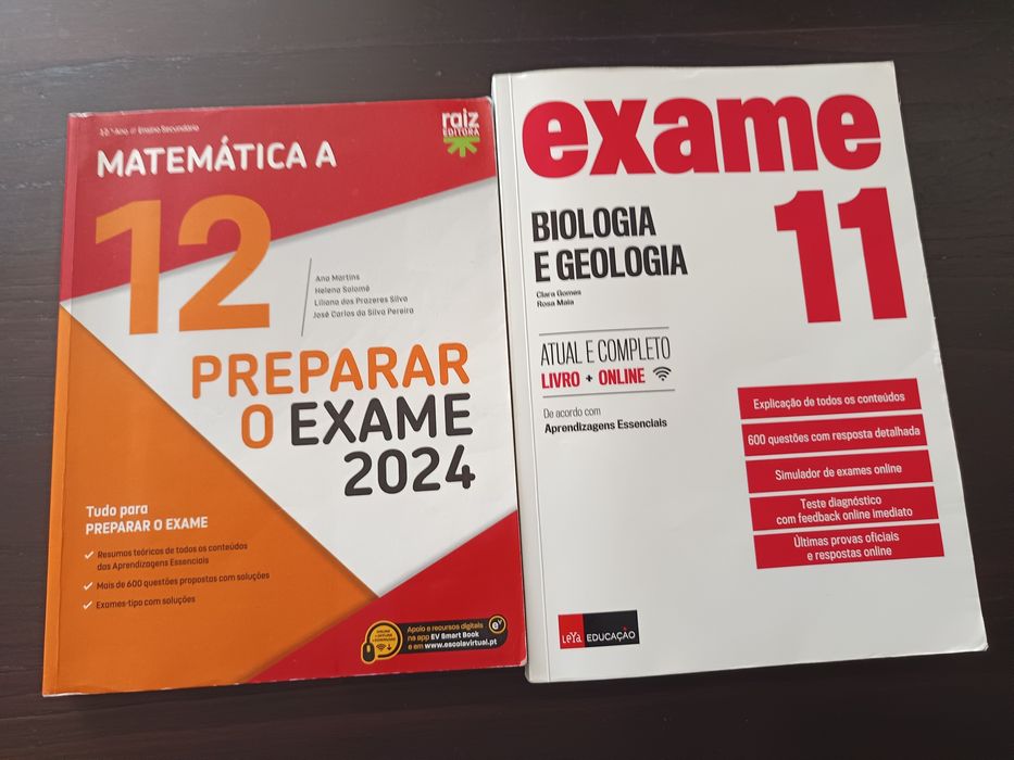Livros de preparação para exame