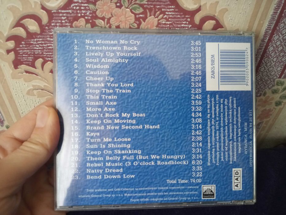 Bob Marley Gold Collection the best płyta CD składanka