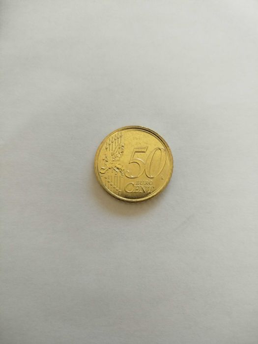 Moeda 50 Cêntimos Vaticano 2010