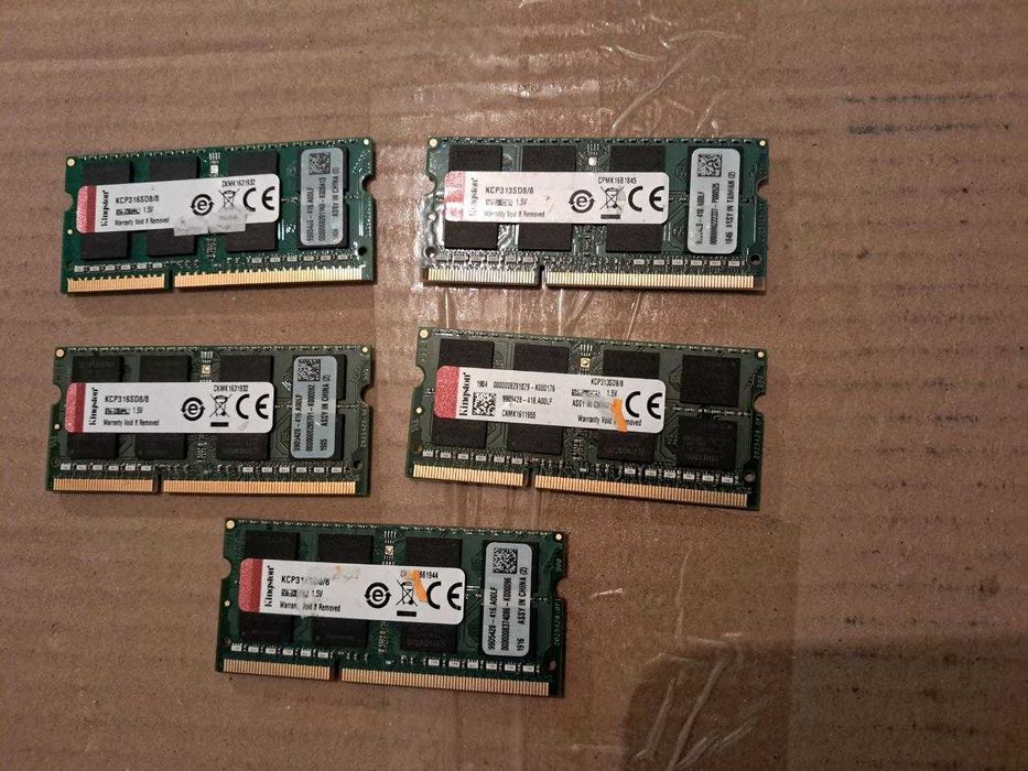 DDR3 8GB 1,5v и 4 GB 1.35v SO-DIMM  Для ноутбука цена за 1 планку 4GB