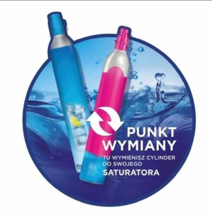 Punkt wymiany butli do saturatorów typu Sodastream Brita Dafi Wesper