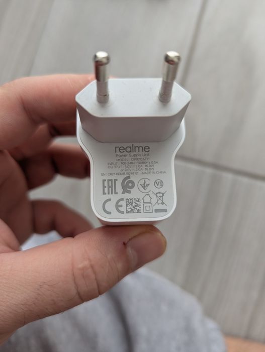 Нові оригінальні зарядні пристрої Realme 10W 18W 33W 50W 67W 100W
