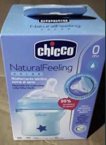 biberão Naturalfeeling 0M+ 150ml fluxo normal - Azul